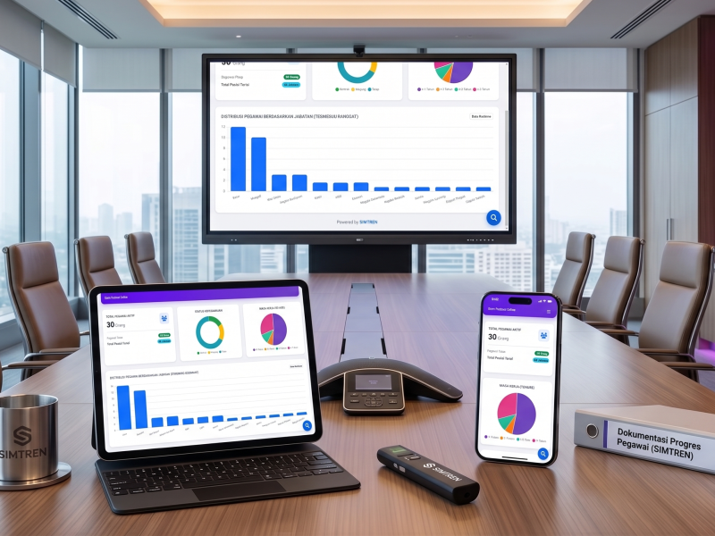 Dashboard manajemen pegawai