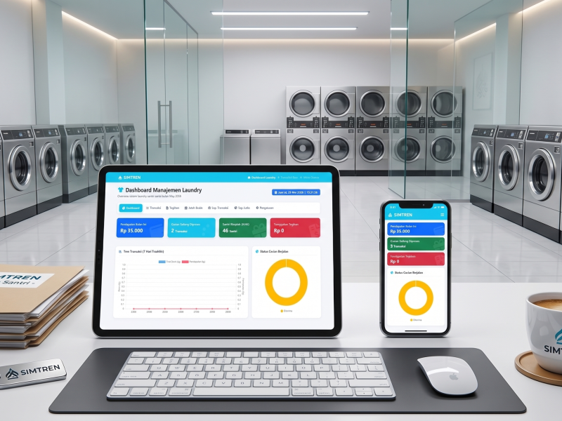 Dashboard laundry simtren